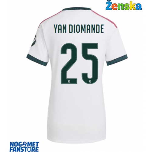 Real Madrid Yan Diomande #25 Domaci Dres za Ženska 2026-27 Kratak Rukav